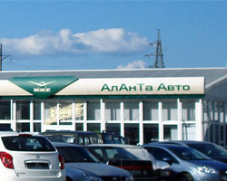 Металлоконструкции для автосалона "Аланта-авто" в Белгороде